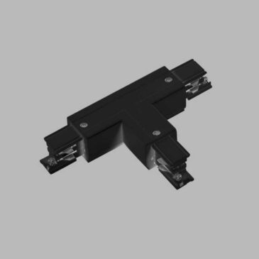 ECO TRACK LEFT T-CONNECTOR BLACK